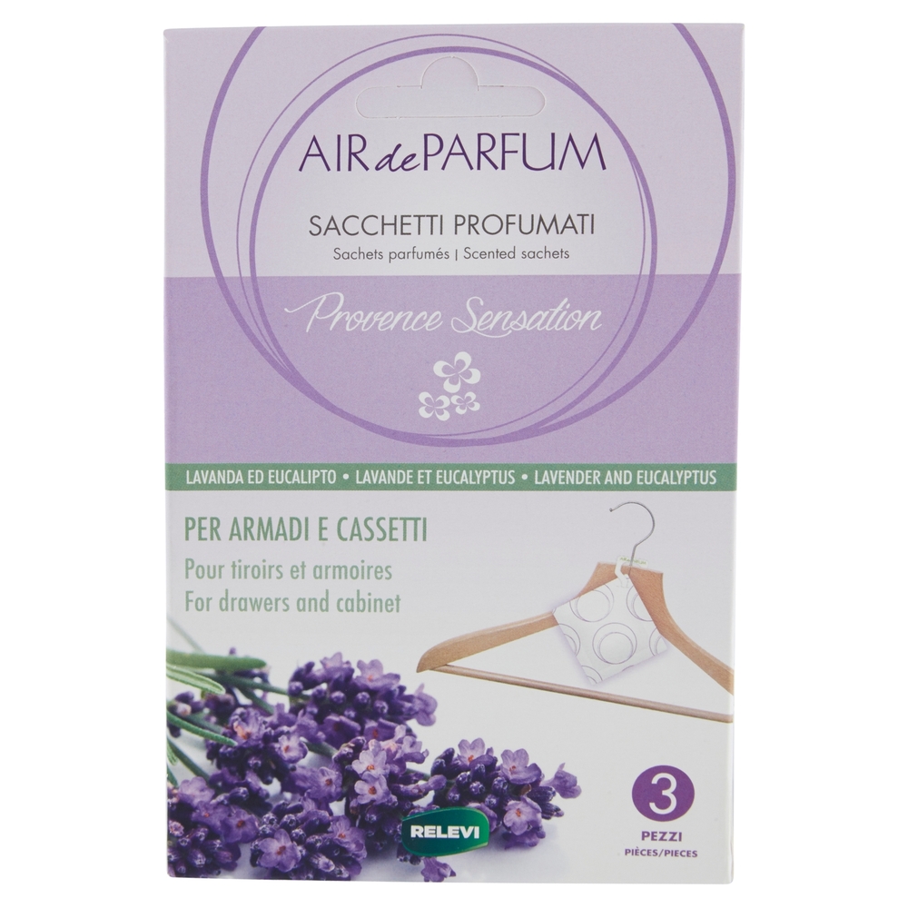 Relevi Air de Parfum Sacchetti Profumati Provence Sensation 3 pz